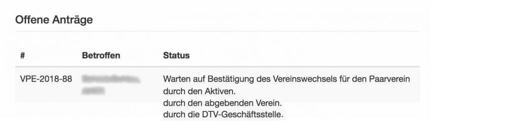 Vereinswechsel einer Person - ESV | Tanzsport Deutschland